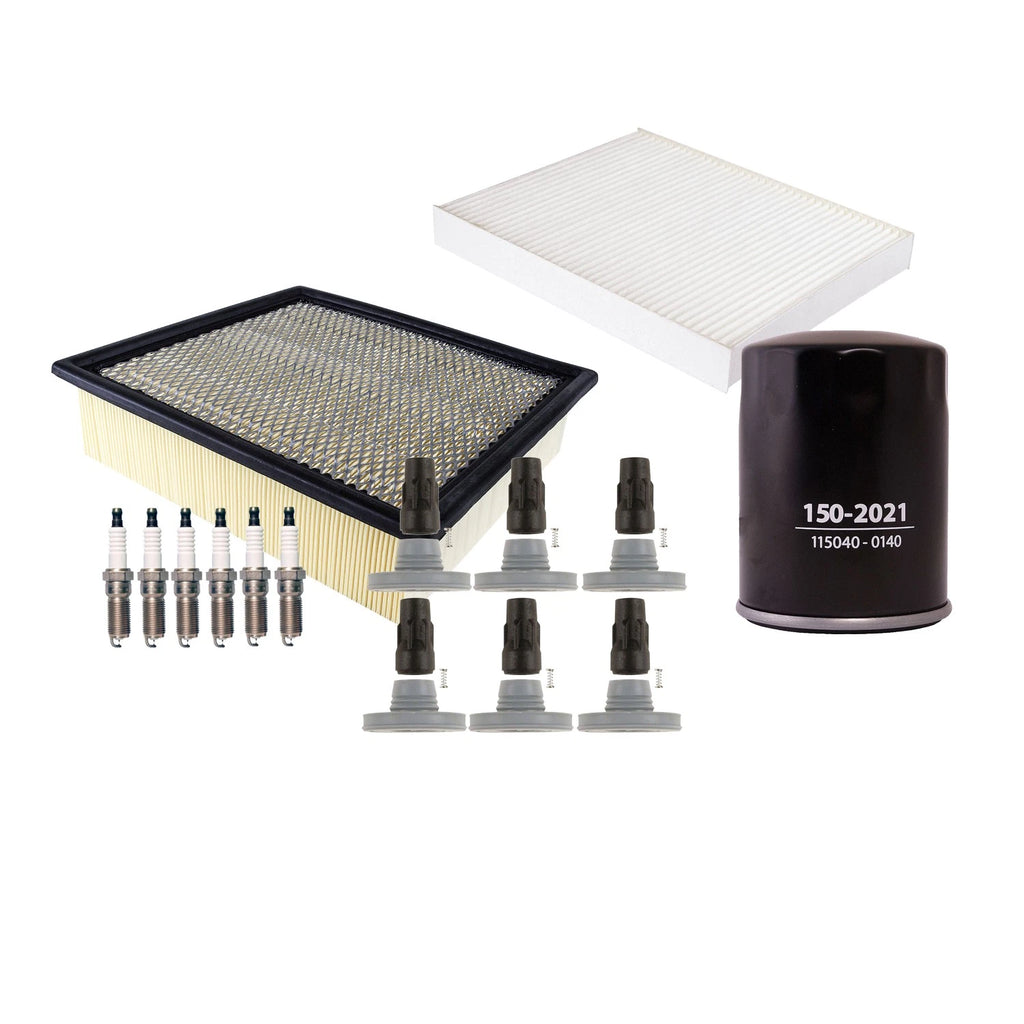 Denso Tune Up Kit 6 Spark Plugs & Boots for Police Interceptor Utility (2013–2019)