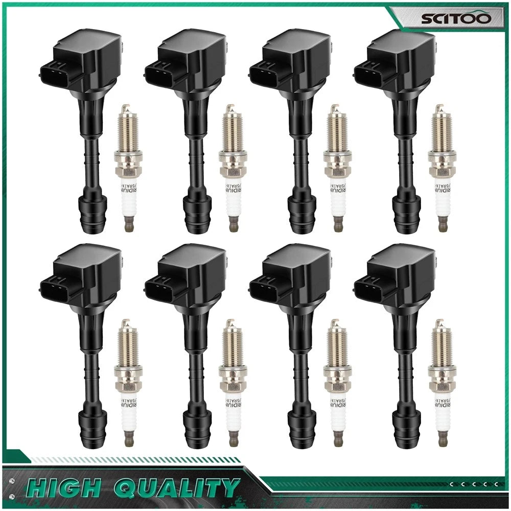 Ignition Coils & Spark Plugs for Nissan Armada Titan Infiniti QX56 (2004–2006)