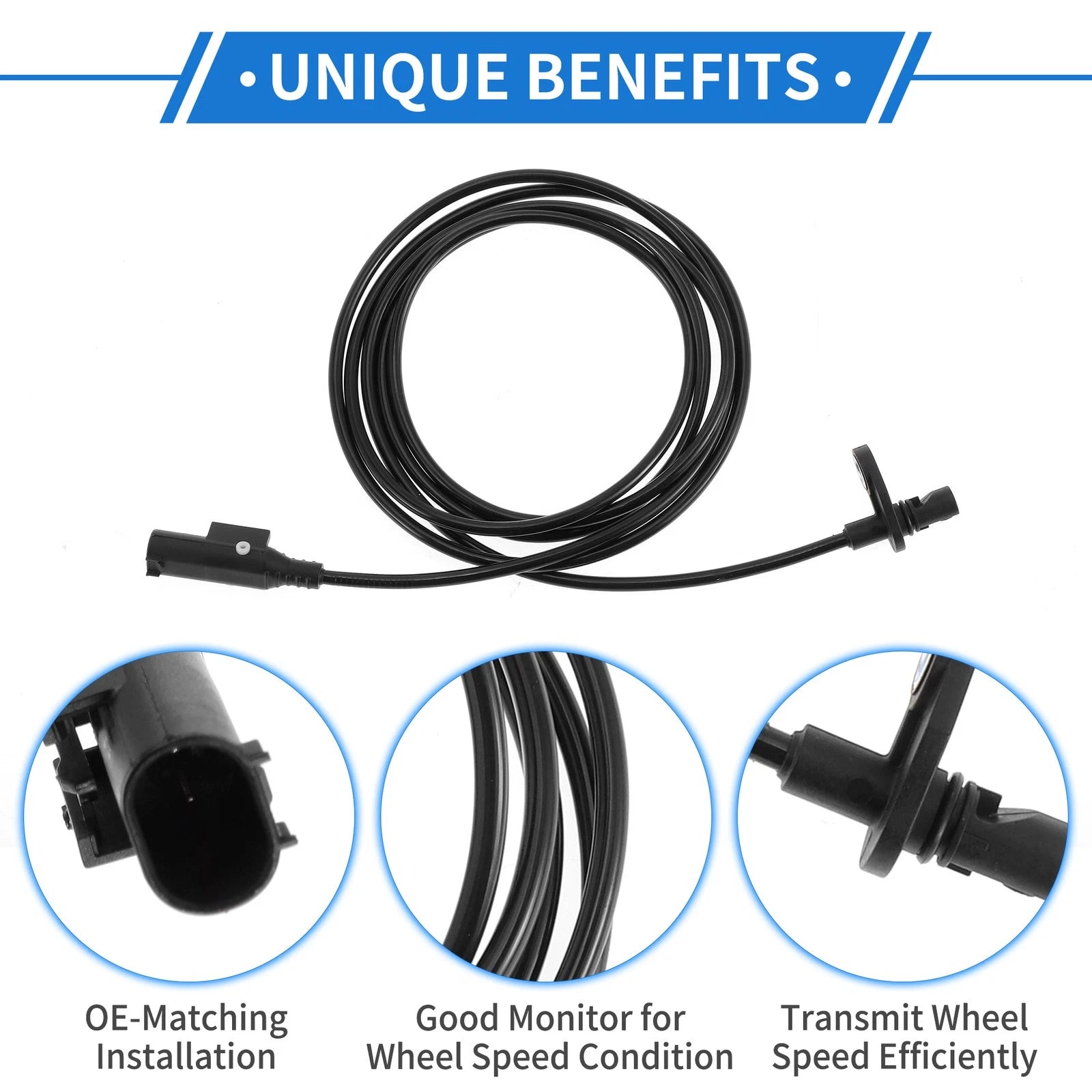 ABS Wheel Speed Sensor No. 2E0927748T for Mercedes-Benz Sprinter 3500 (2010–2018)