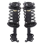 Pair Front Complete Shock Struts with Coil Springs for Toyota Corolla Prizm (1993-2002)