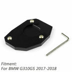 CNC Kickstand Side Plate Extension Pad for BMW G310GS (2017–2018)