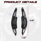 Carbon Fiber Pattern Paddle Shifter Extension for Mazda 3 (2019-2024)