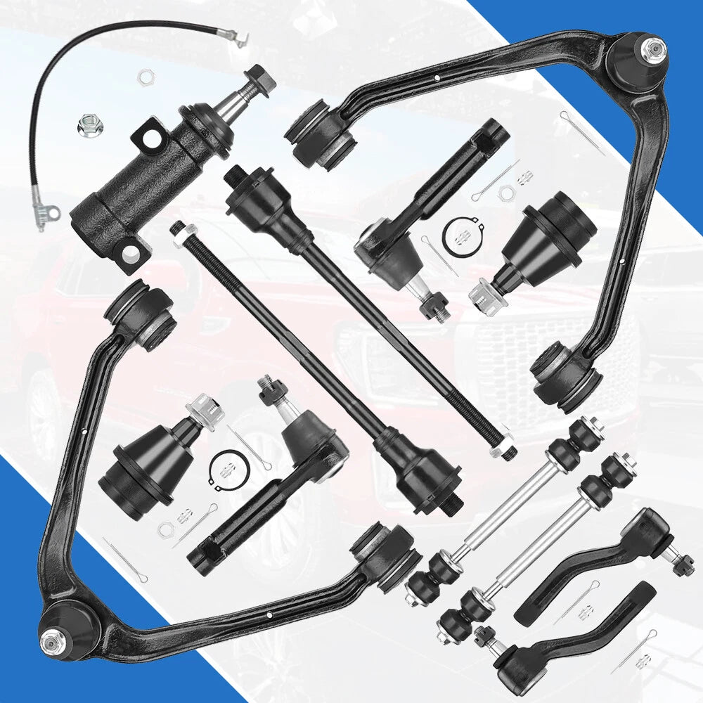 14pcs Control Arms Kit for Chevy Silverado 1500 4WD (1999–2006)