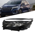 Left Side Headlight Assembly for Chevy Equinox LT/RS (2022–2023) Chrome LED