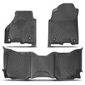 Set of 2 Floor Liners for Dodge Ram 1500/2500/3500 Crew Cab (2013–2018)