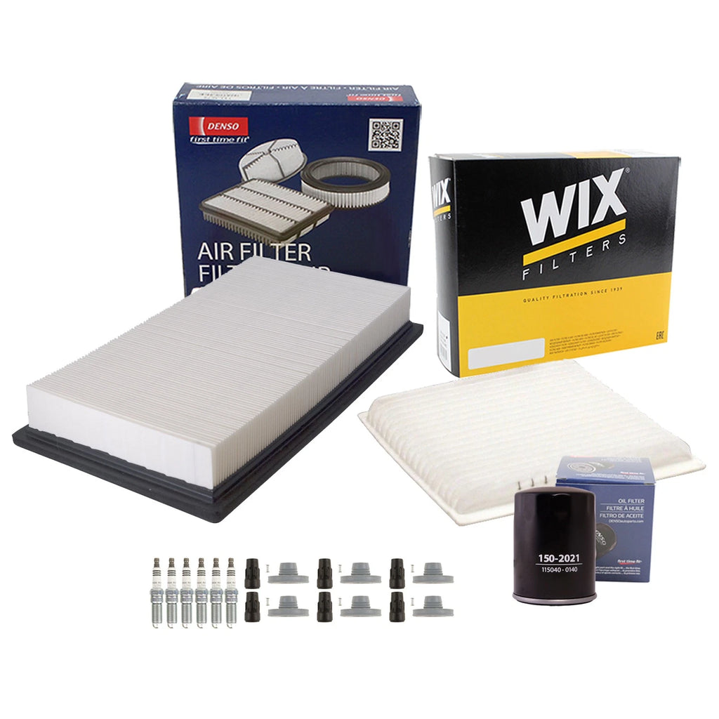 Tune Up Kit with NGK 6 Spark Plugs & Boots for Ford Edge MKX (2007–2014)