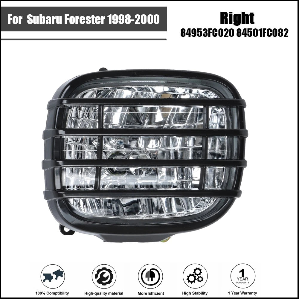 Passenger Side Fog Light with Guard for Subaru Forester (1998–2000)