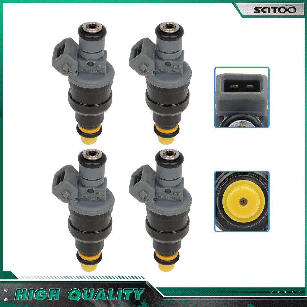 Set of 4 Fuel Injectors for Dodge Avenger, Neon, Mitsubishi Eclipse, Eagle Talon (2.0L)