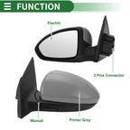 3-Pin Left Driver Side Door Mirror for Chevrolet Cruze (2011–2015)