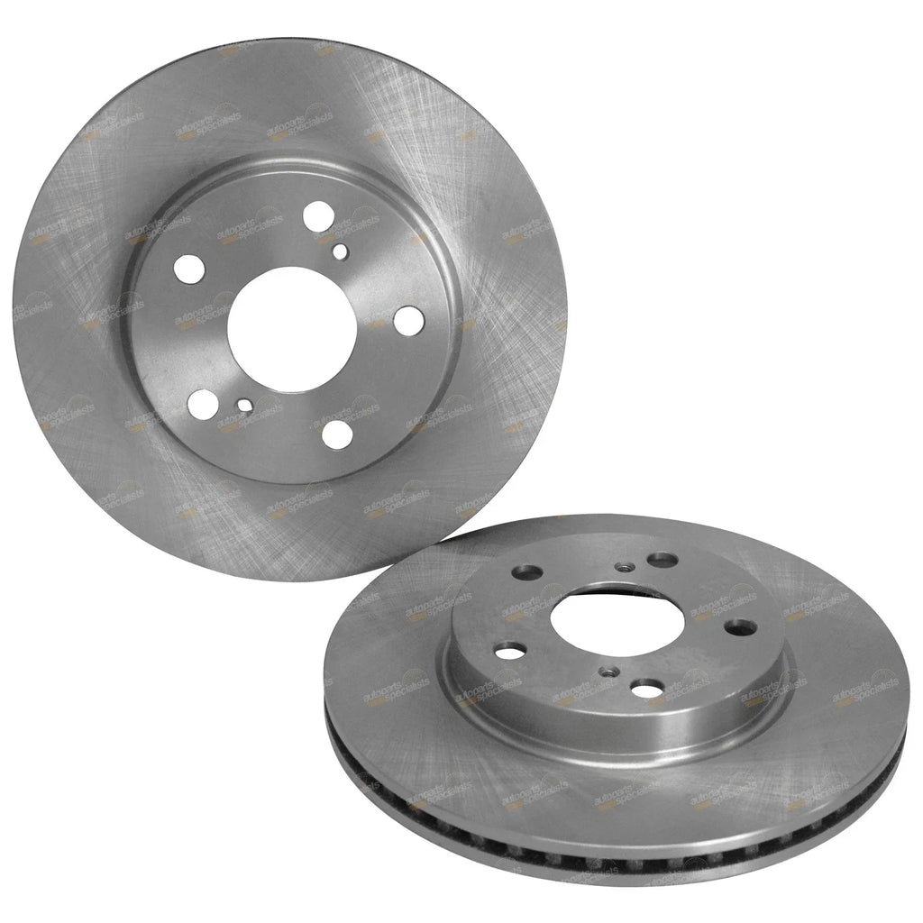 Front Disc Rotors & Brake Pads for Toyota Corolla (2007–2018)