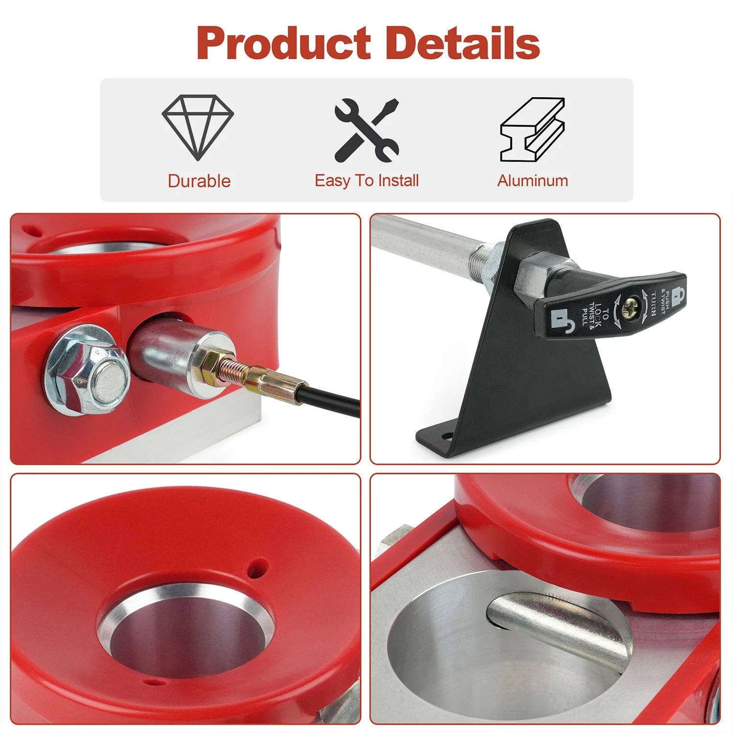 Ultimate Connection Kingpin Coupler for Andersen Hitches (Complete Assembly)