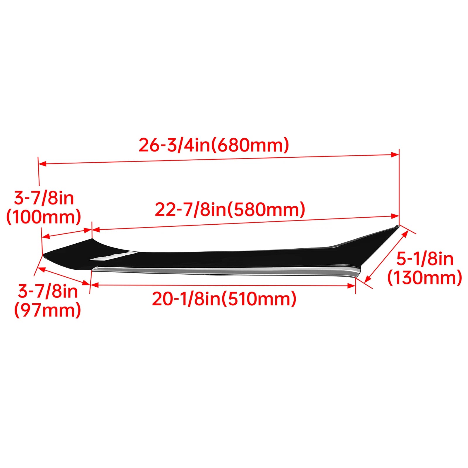 Rear Left Side Pillar Molding Trim for Nissan Maxima (2016-2021)
