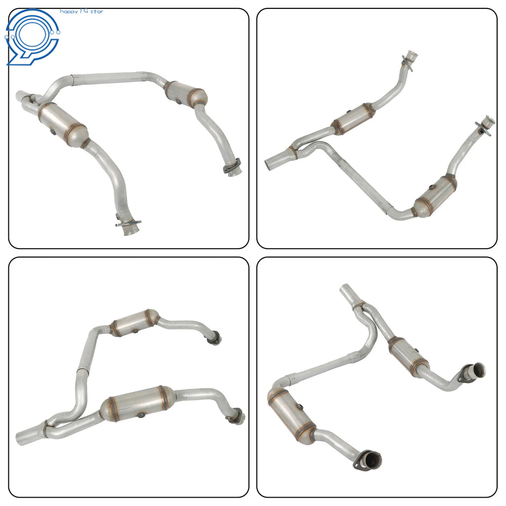 Complete Front Catalytic Converter Set for Jeep Wrangler (2010-2011)