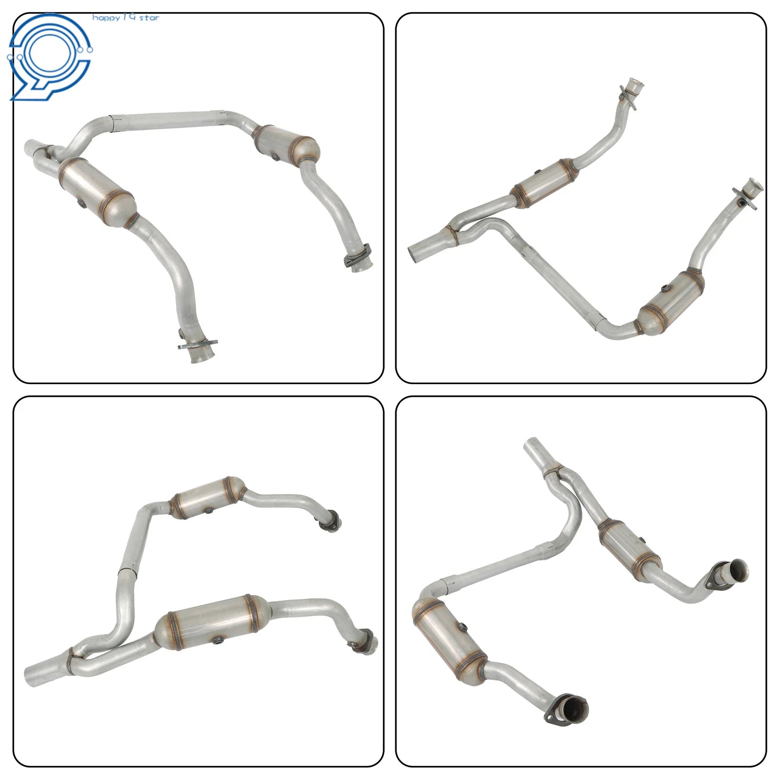Complete Front Catalytic Converter Set for Jeep Wrangler (2010-2011)