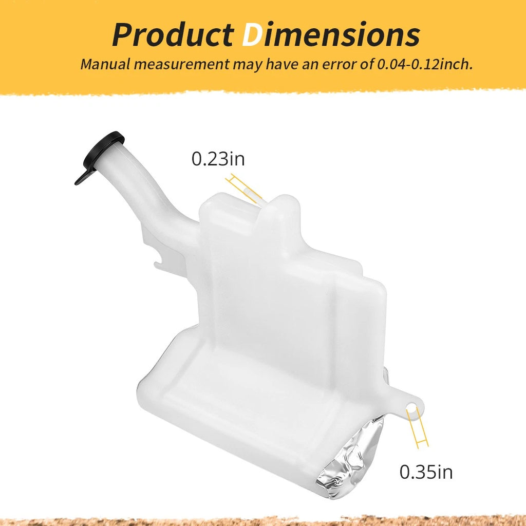 Coolant Reservoir Overflow Tank w/Cap for Honda Goldwing 1800 (2001–2017)