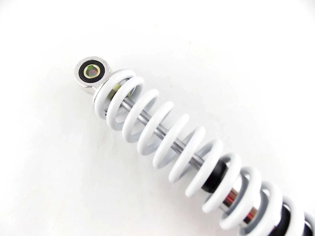 400mm White/Chrome JBS Rear Shock Absorbers for Suzuki PE400