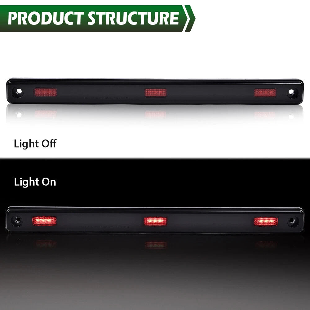 Center Rear Red Marker Lamp Light for Ford Super Duty Dually (2017–2022)