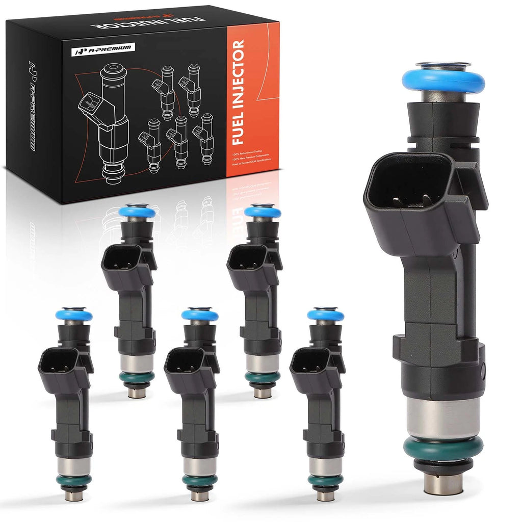 6X Fuel Injector for Ram 1500, Dakota, Jeep Grand Cherokee (2011–2012)