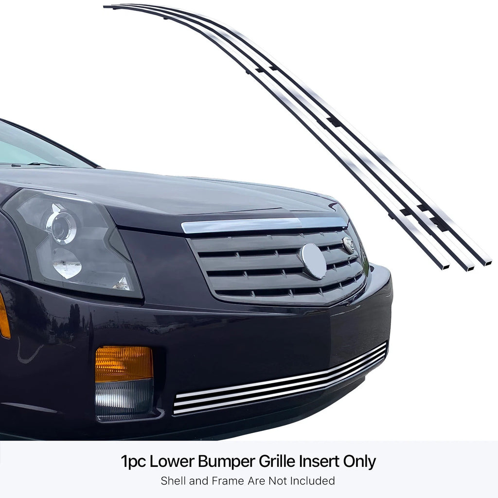 Stainless Steel Chrome Billet Grille Insert for Cadillac CTS (2003-2007)