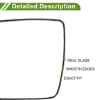 Heated Left Side Mirror Glass for Hyundai Accent (2005-2009)