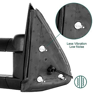 Pair of Towing Mirrors for Chevy Silverado (2003–2006) Power Heated LED