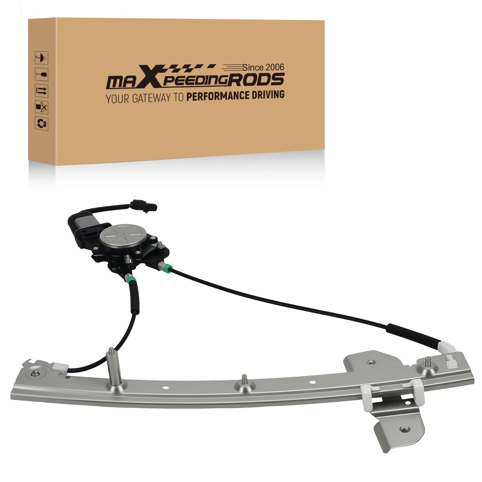 Front Right Power Window Regulator for Dodge Ram 3500 Van (1999–2003) 741157