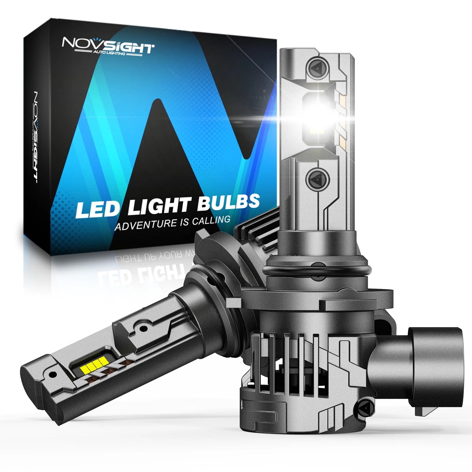 2X 9006 LED Headlight Bulbs for Low Beam (6500K, 24000LM)