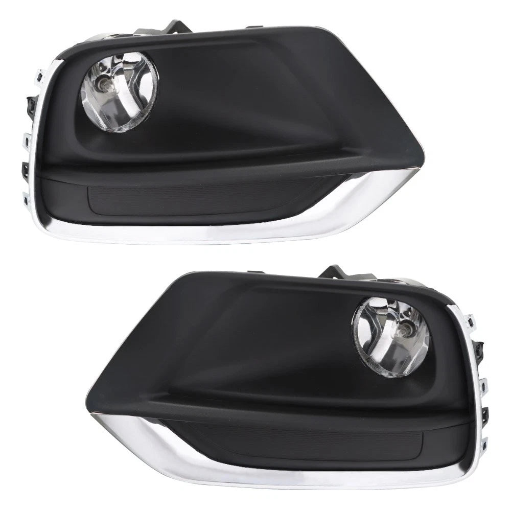 Pair Clear Lens Fog Lights for Chevy Trax (2017–2019)