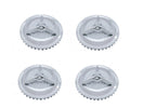 Set of 4 14 Inch Hubcaps Style Crossbar Chrome for Olds Fiesta (2000–2006)