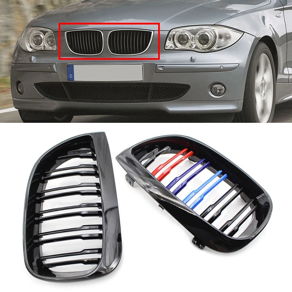 M-Color Front Bumper Grille for BMW 1-Series E87 (2004–2007)