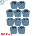 Set of 200 Zirconia Flap Discs 4.5" 40 Grit for Sanding