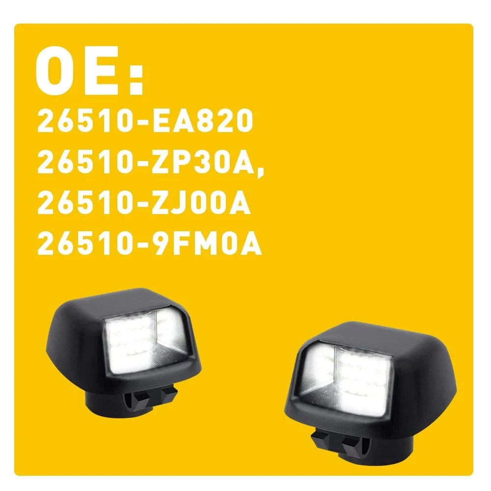 LED License Plate Light for Nissan Frontier Armada Titan (YYYY–YYYY)