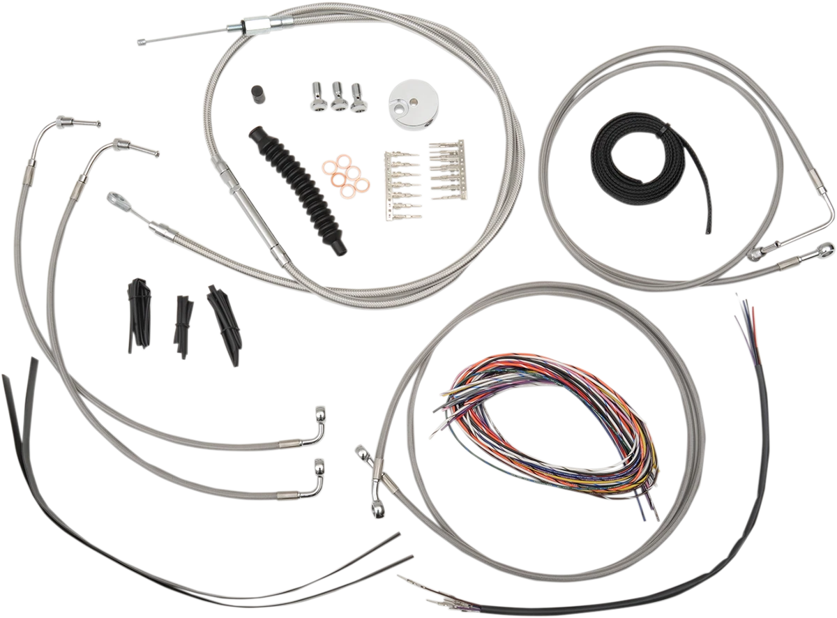 LA Choppers Handlebar Cable/Brake Line Kit for Harley Davidson (2018–2023)