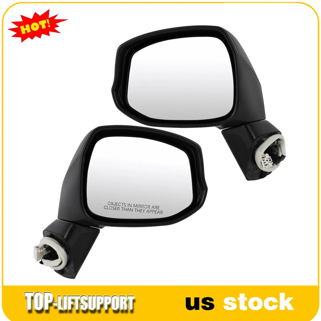 Set of 2 Power Heated Side View Mirrors for Honda Civic (2012–2015)