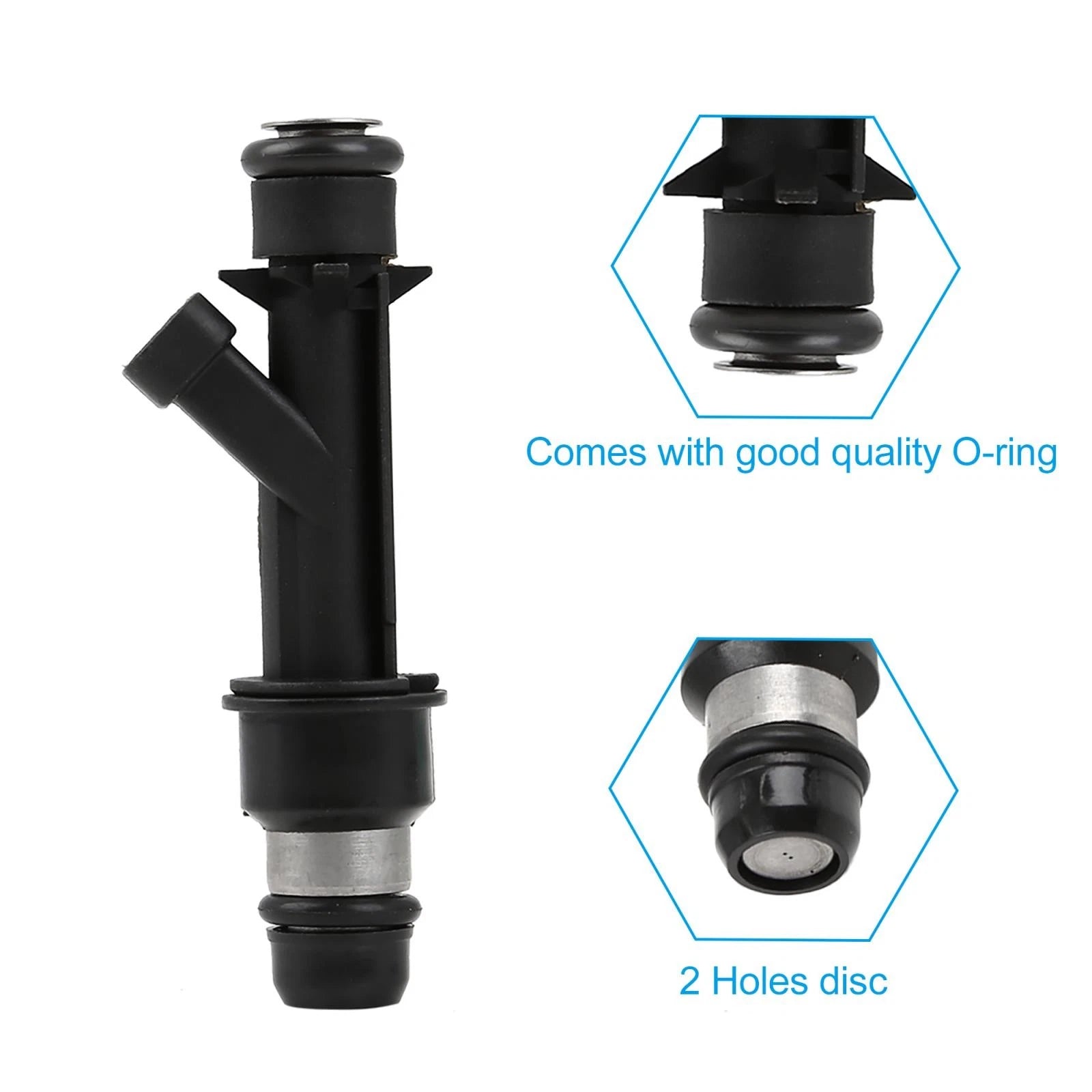 Set of 4 Fuel Injectors 25319306 for Chevrolet Cavalier, Pontiac Sunfire (1995–2005)
