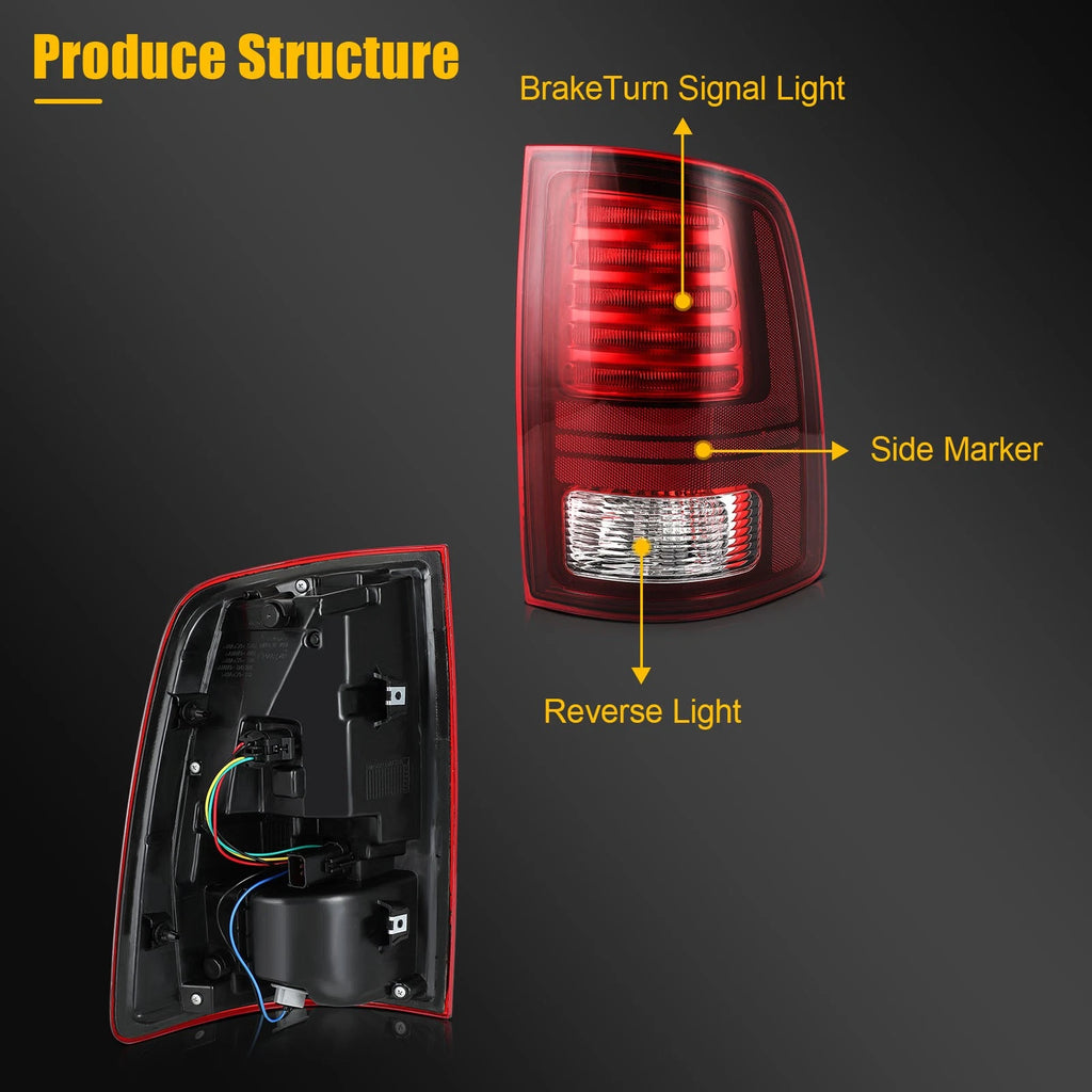 LED Tail Light for Ram 1500 2500 3500 (2013–2018)