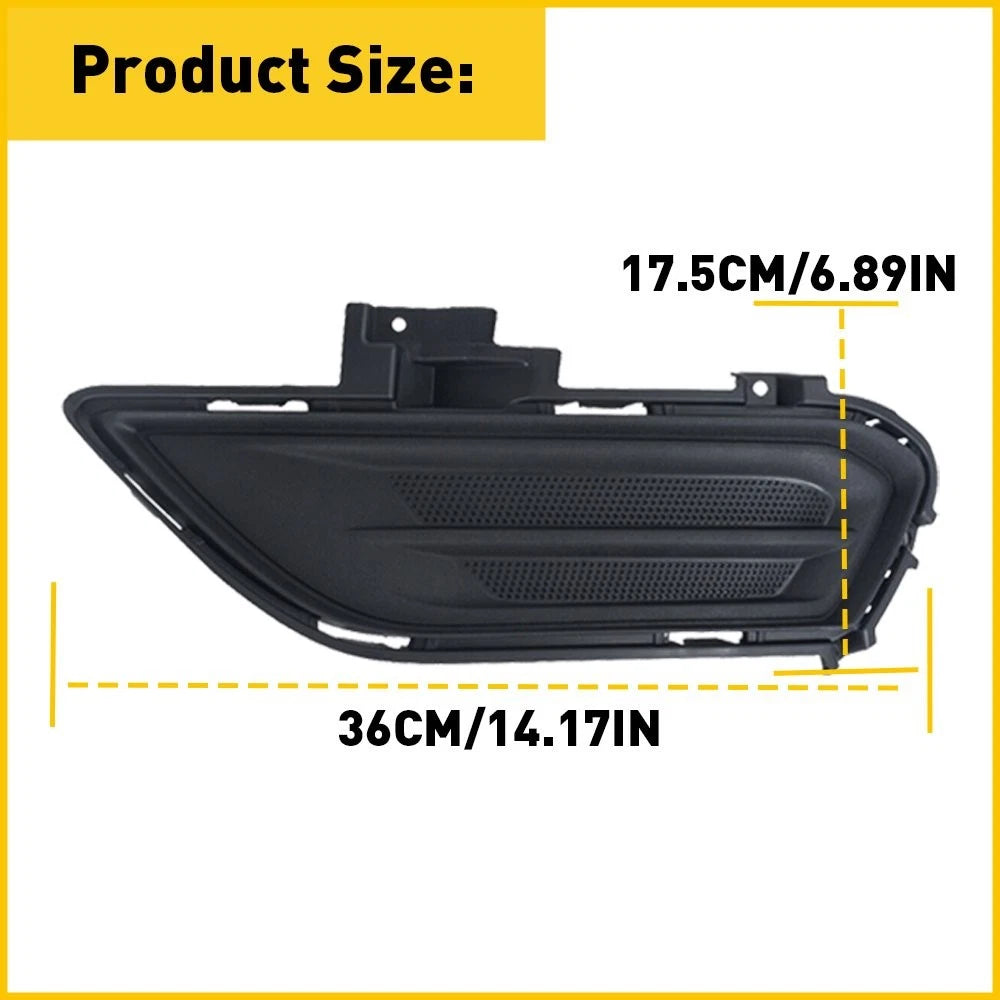 Set of 2 Fog Lamp Covers for Ford Fusion (2013–2016) EXV
