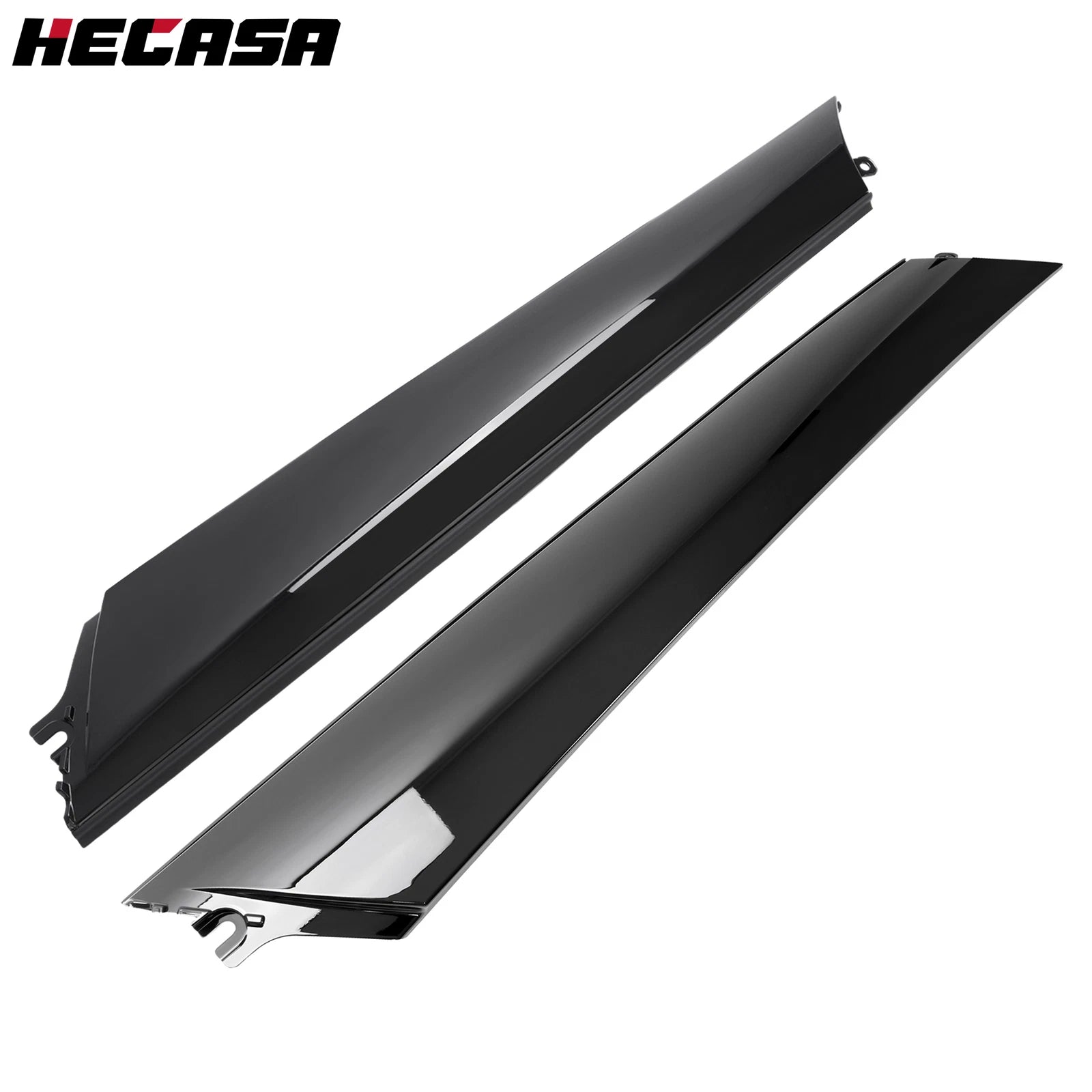 Set of 2 Front Pillar Finisher Molding for Infiniti QX56 QX80 Nissan Armada