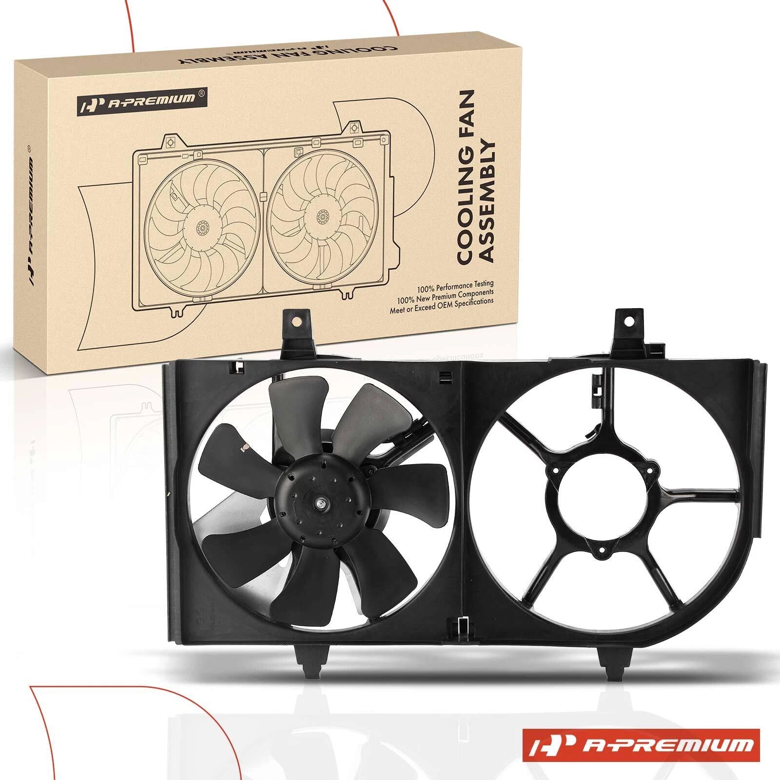 Cooling Fan Assembly with Shroud for Nissan Sentra (2000–2001)