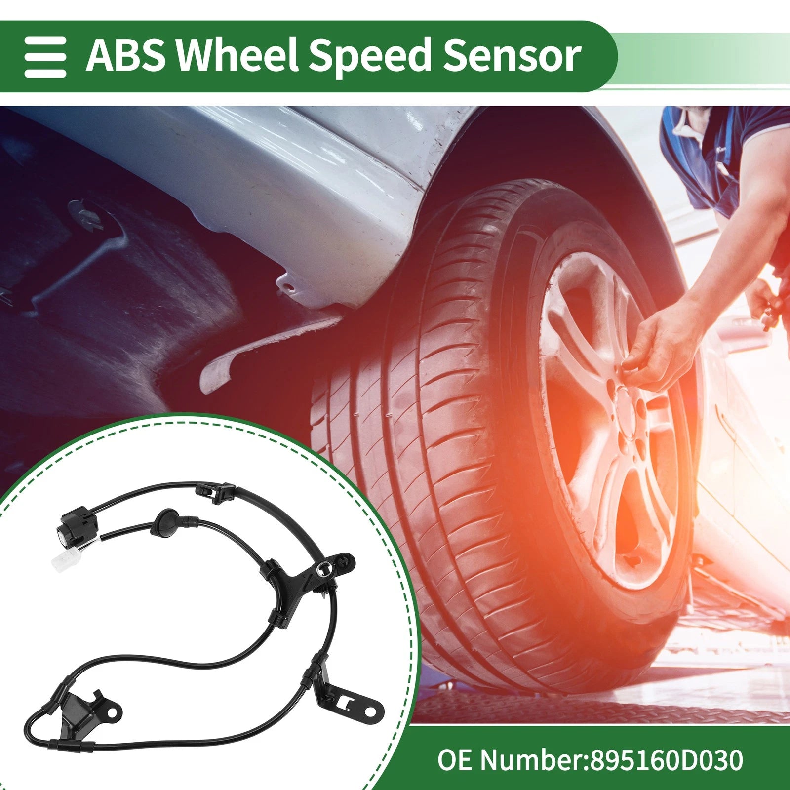 ABS Wheel Speed Sensor No. 895160D030 for Toyota Soluna Vios (2002–2013)