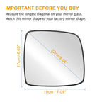 Right Side Heated Mirror Glass 876114H300 for Hyundai iLOAD iMAX (2008–Present)