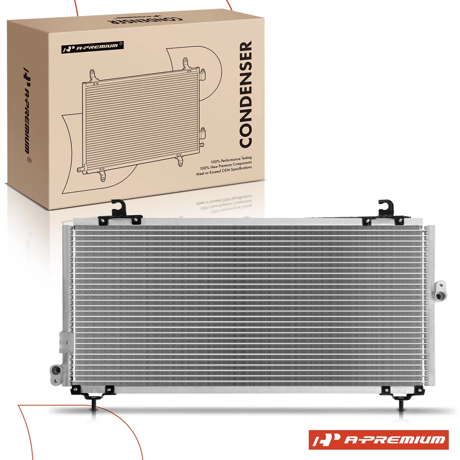 A/C Condenser With Bracket for Toyota Tercel (1995–1997)