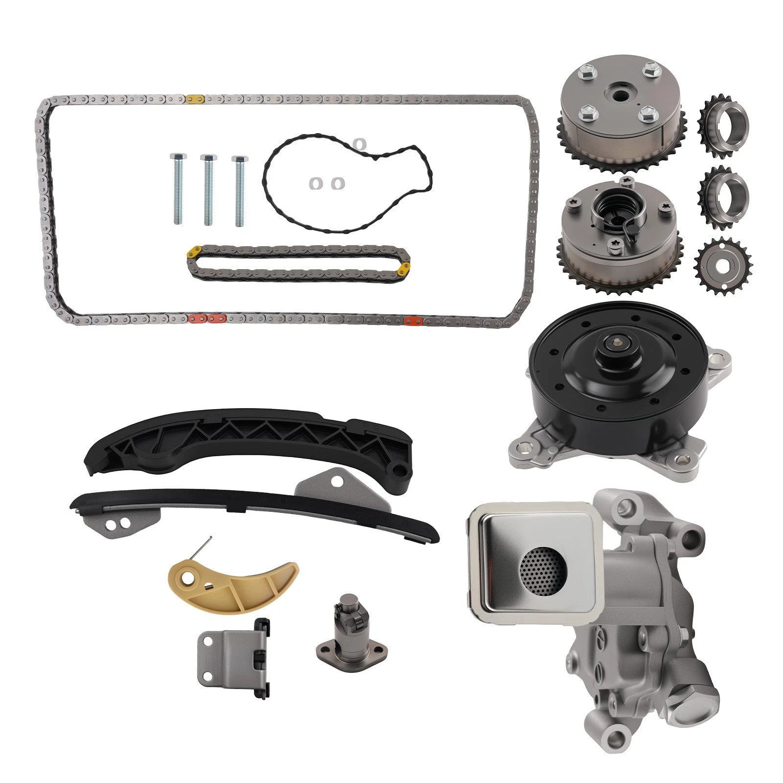 Engine Timing Chain Kit for Toyota Corolla 1.8L (2009–2015) Steel/Aluminum