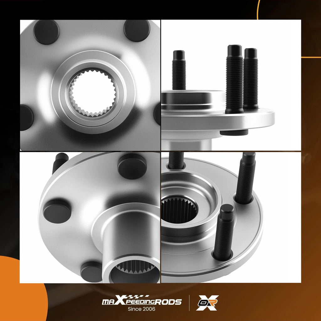 Front LH RH Wheel Hub Assembly Pair for Ford Edge Lincoln MKX (2007–2010) BR930676K