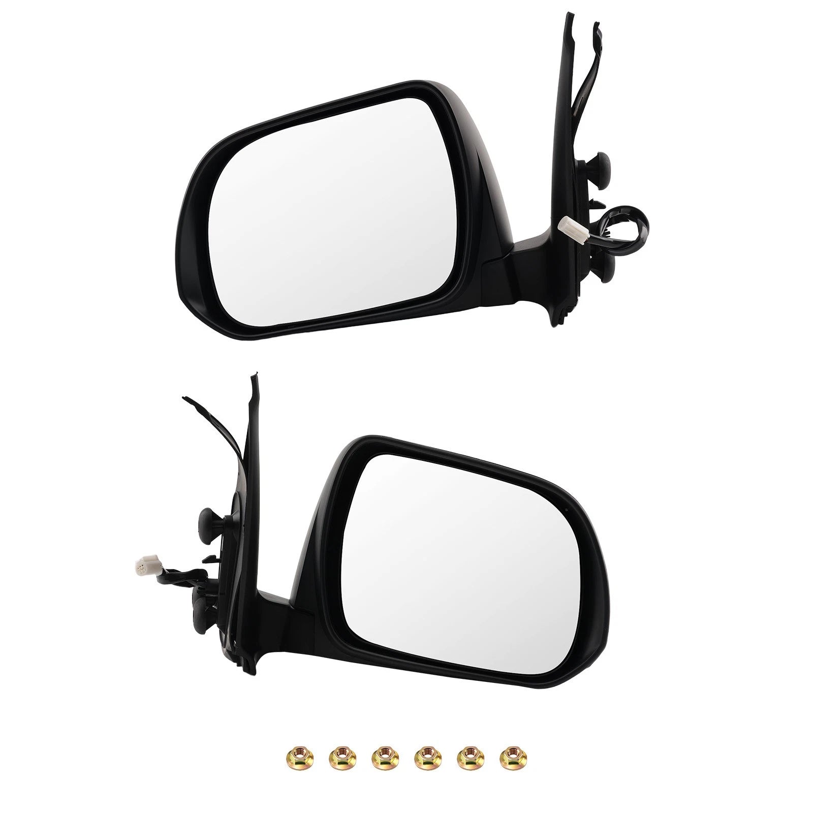 Power Side Mirror Set for Toyota Tacoma (2012–2015) Textured Black