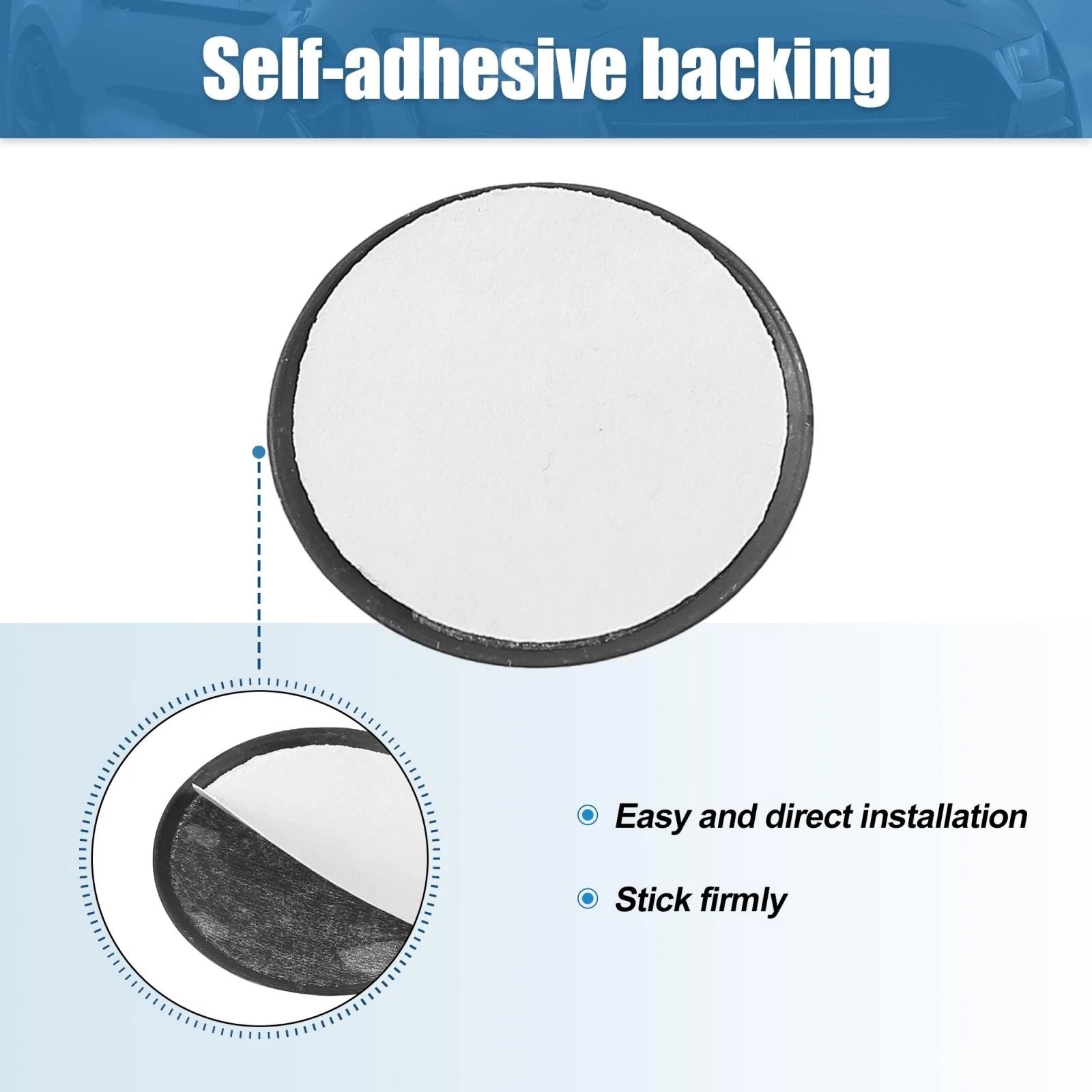 Engine Start Stop Button Sticker Decal Trim for Ford Mustang (2015–2022) Black
