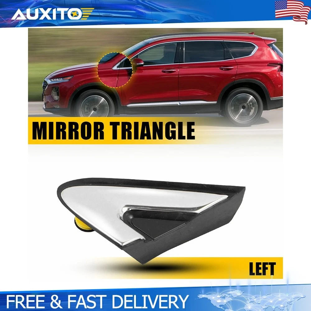 LH Driver Side Mirror Corner Fender Molding for Hyundai Santa Fe (2019–2021)