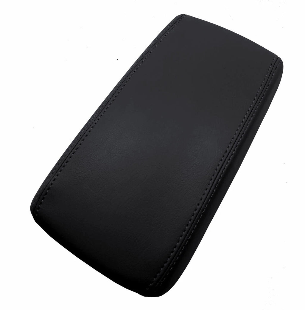Leather Console Lid Armrest Cover for Hyundai Elantra (2017–2020) Black