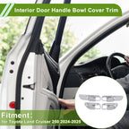 Interior Door Handle Bowl Cover Trim for Toyota Land Cruiser 250 (2020–2023)