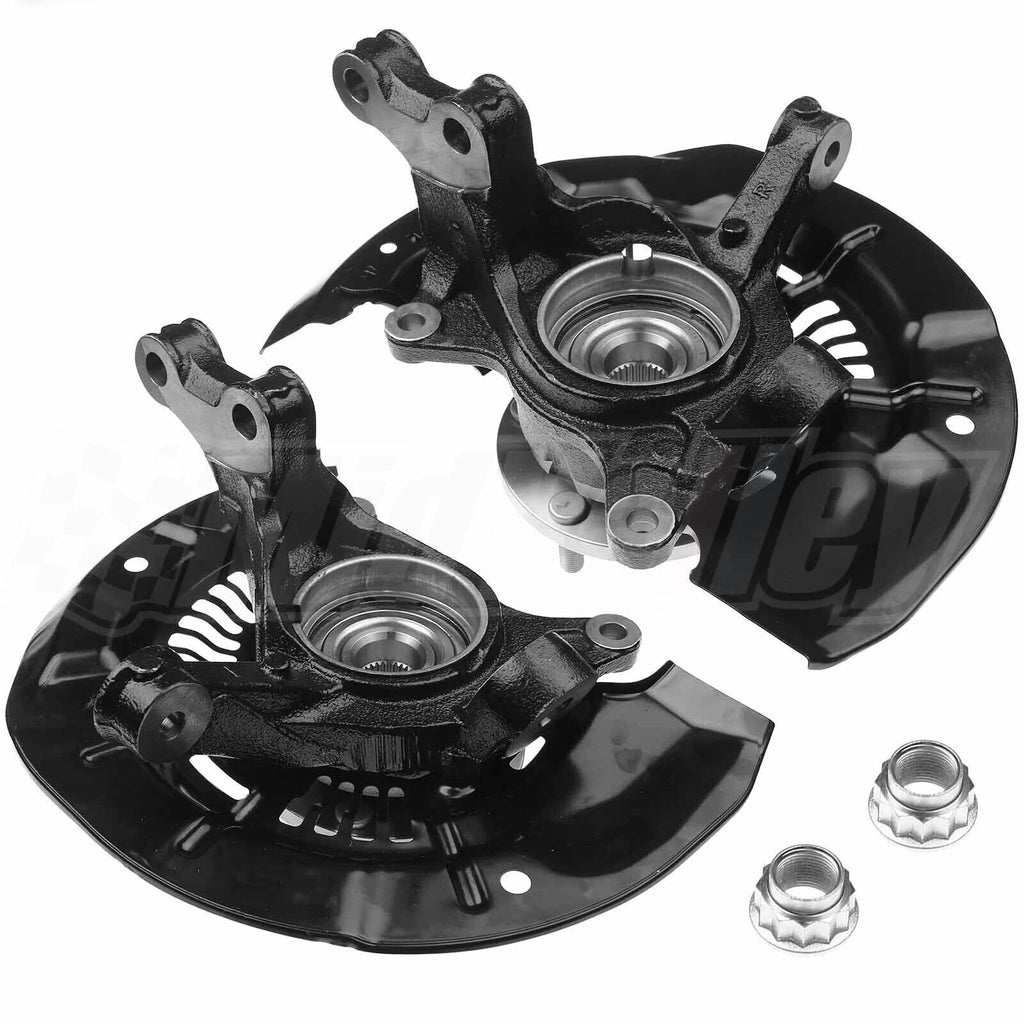 2X Front Steering Knuckle & Wheel Bearing Hub Assembly for Toyota Sienna (2004–2020)